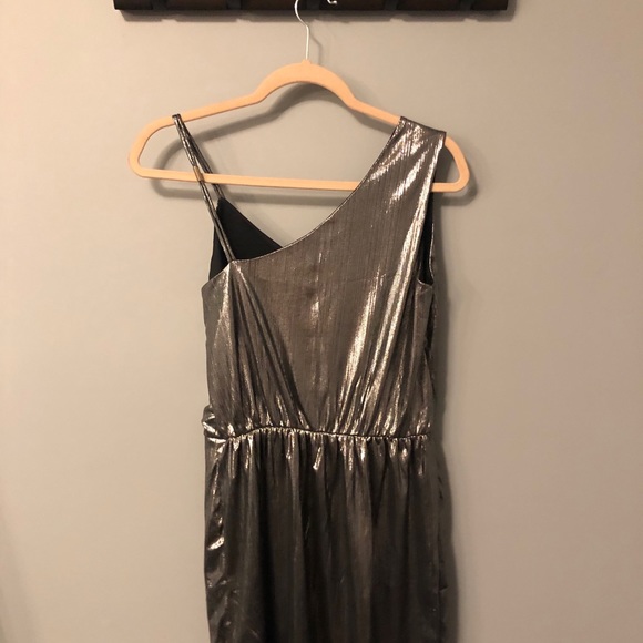 Metallic Silver Dress - Picture 4 of 4